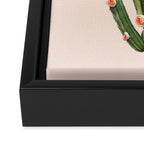 CACTUS AND ROSES Framed Canvas Print Gallery Image 3