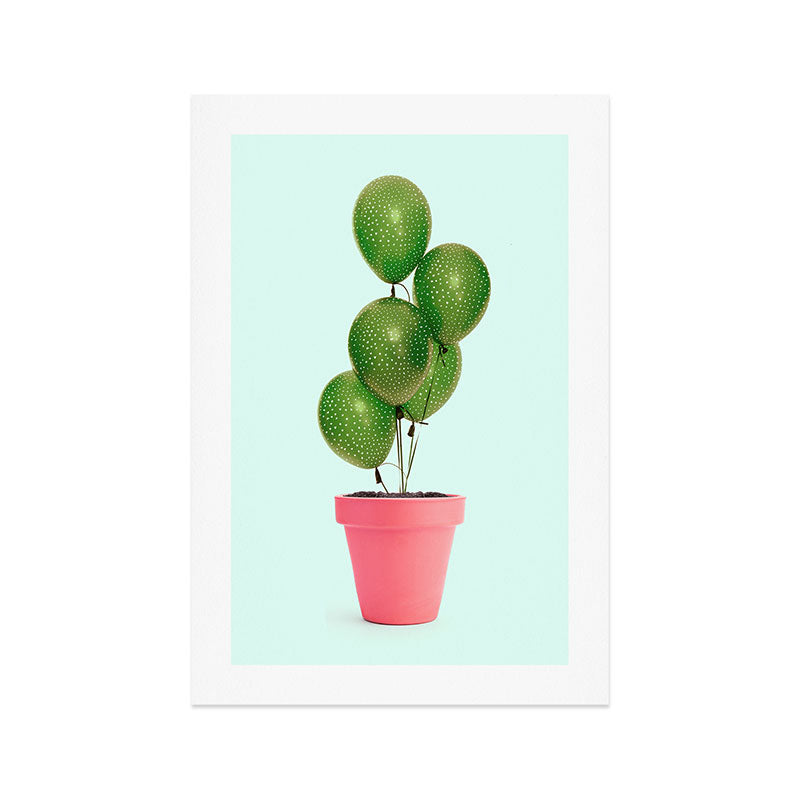 CACTUS BALLOON Art Print Gallery Image 1