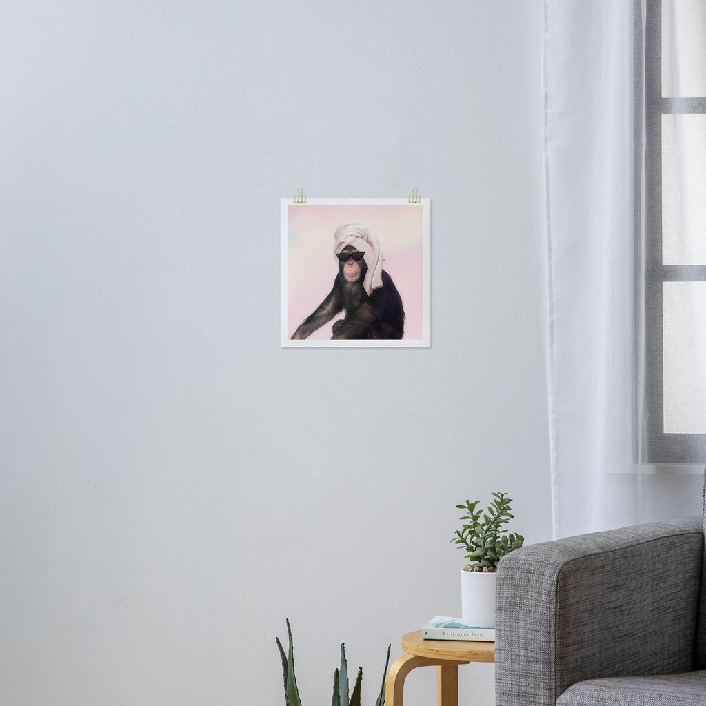 Chimpanzee Art Print Gallery Image 3