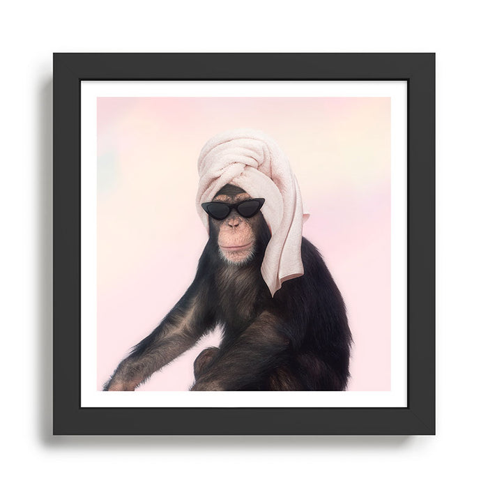 Chimpanzee Framed Art Print Gallery Image 1