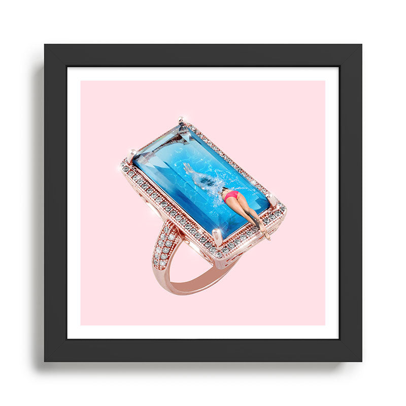 Diamond Pool Framed Art Print Gallery Image 1