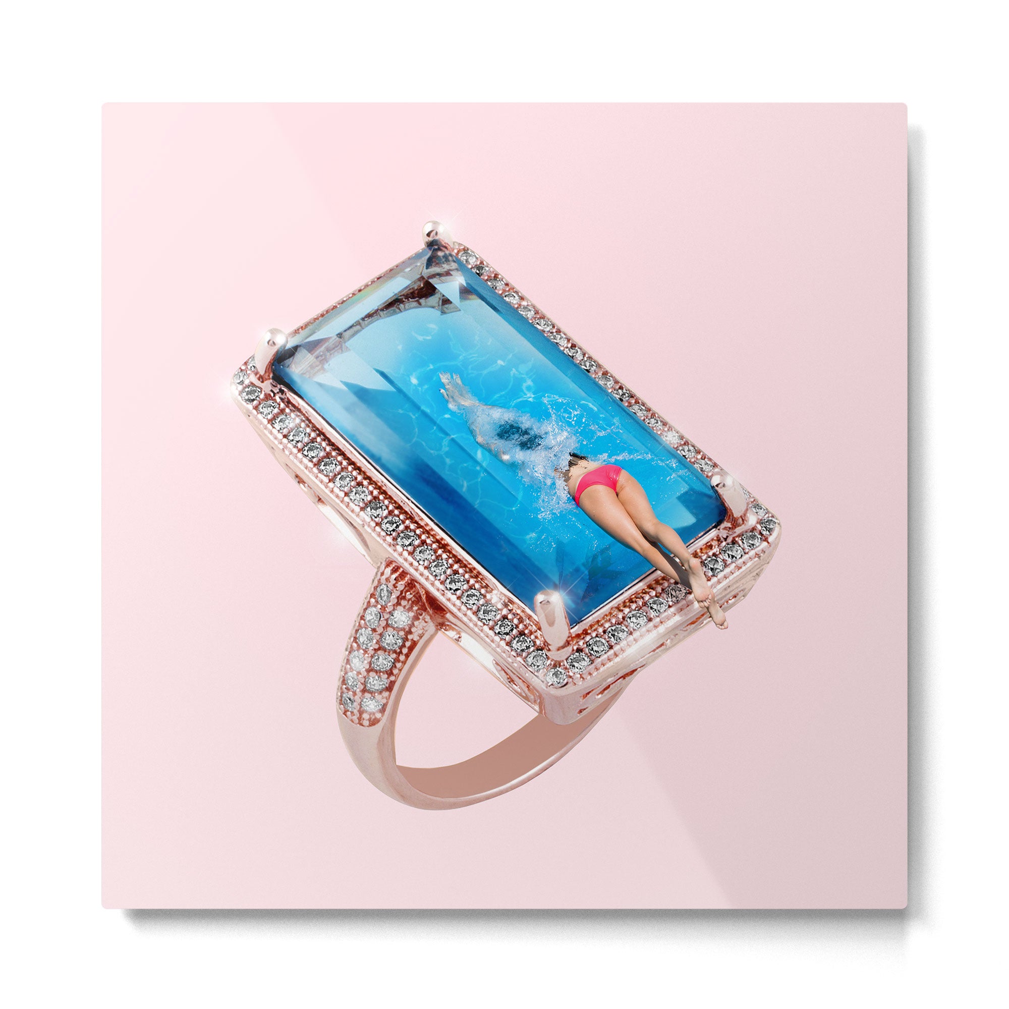 Diamond Pool Metal Print Gallery Image 2