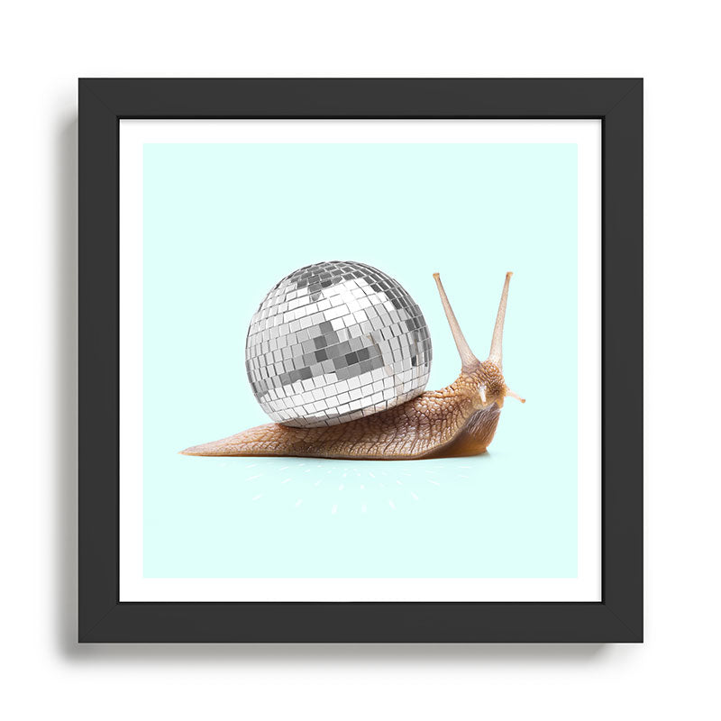 DISCO SNAIL Framed Art Print Gallery Image 1