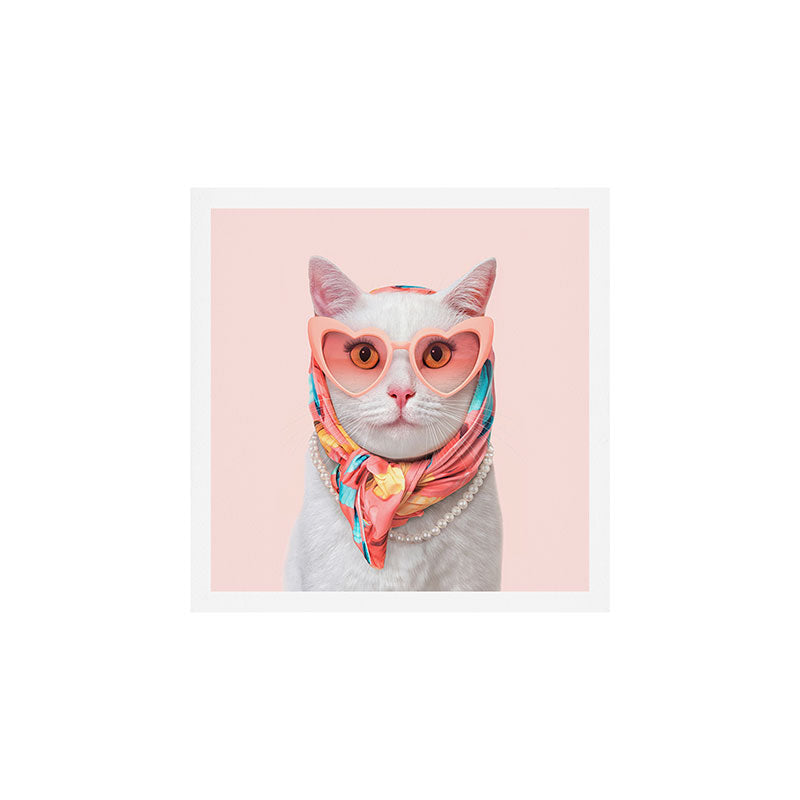 FASHION CAT Art Print Gallery Image 1