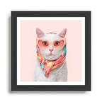 FASHION CAT Framed Art Print Gallery Image 1