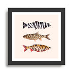 FISH PRINTS Framed Art Print Gallery Image 1