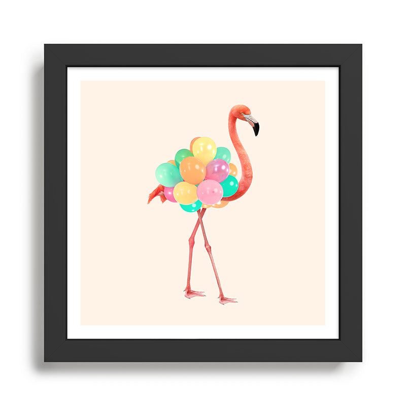 FLAMINGO PARTY Framed Art Print Gallery Image 1