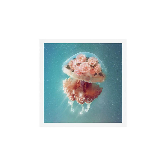 Floral Jellyfish Art Print Gallery Image 1