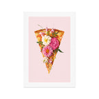 FLORAL PIZZA Art Print Gallery Image 1