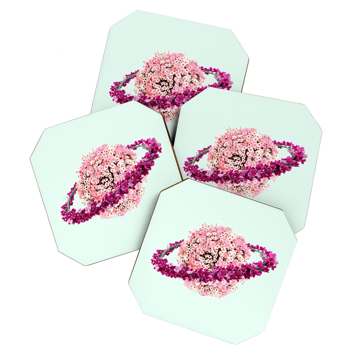 FLORAL PLANET Coaster Gallery Image 1
