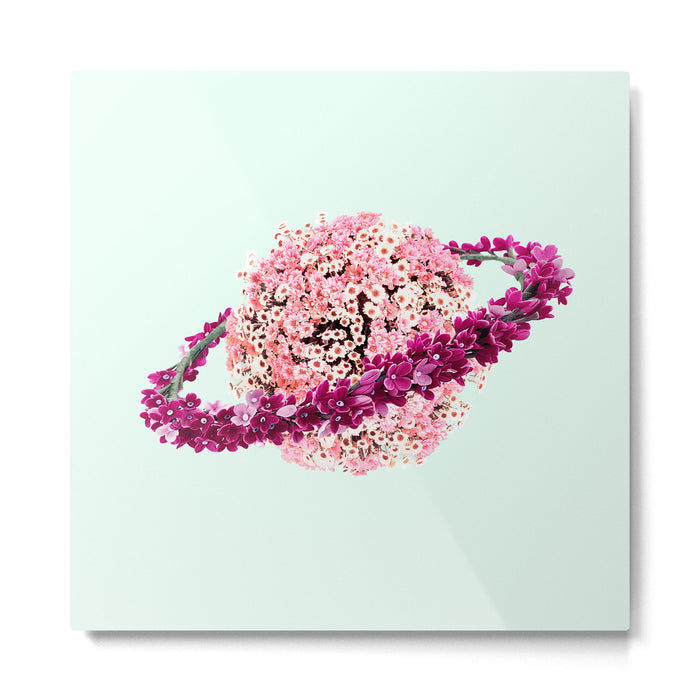 FLORAL PLANET Metal Print Gallery Image 1