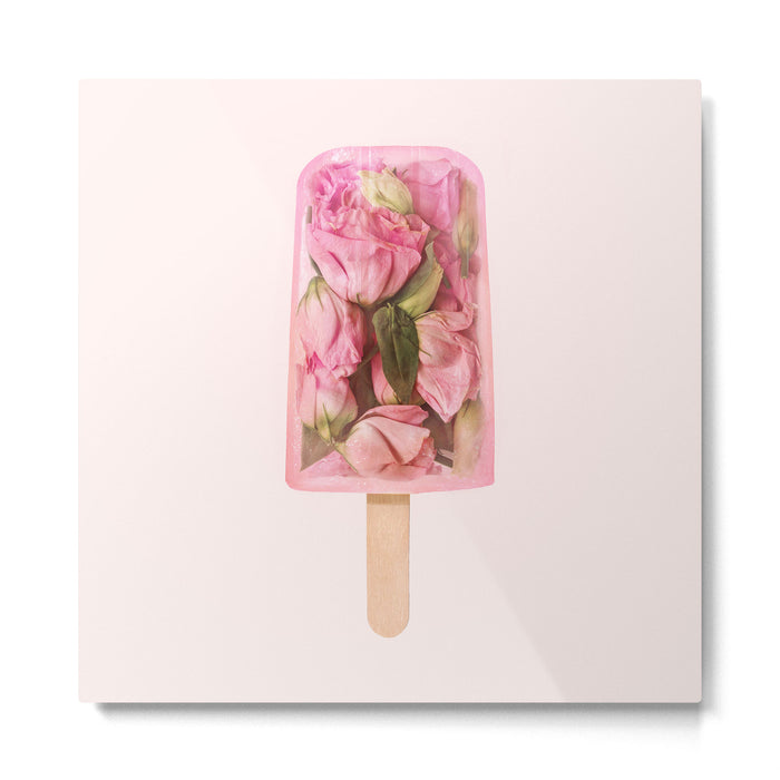 FLORAL POPSICLE Metal Print Gallery Image 1