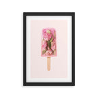 FLORAL POPSICLE Framed Art Print Gallery Image 3