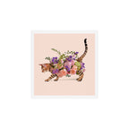 FLOWER CAT Art Print Gallery Image 1