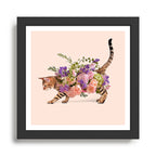 FLOWER CAT Framed Art Print Gallery Image 1