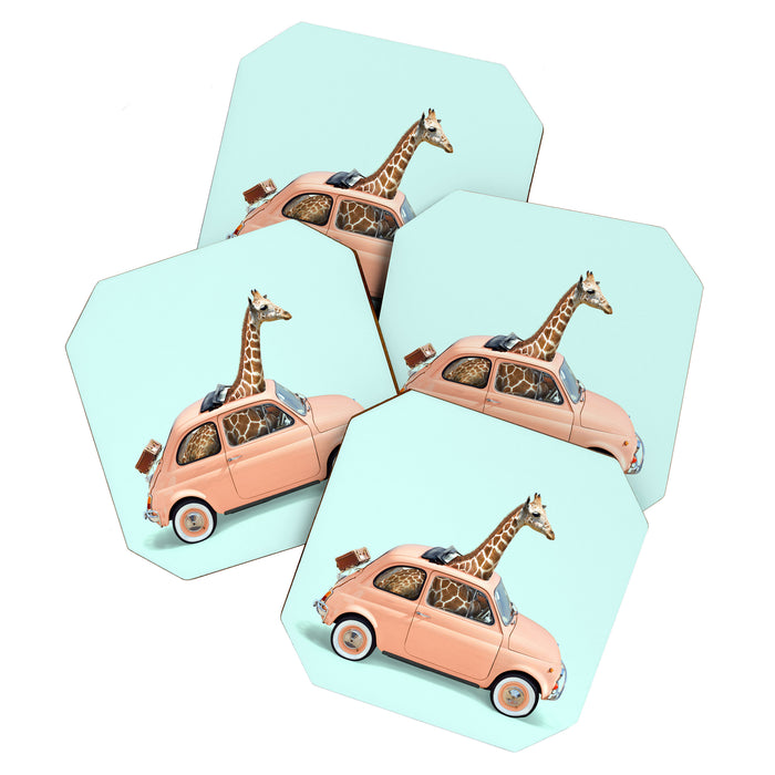 GIRAFFE CAR Coaster Gallery Image 1