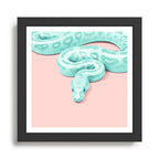 GREEN SNAKE Framed Art Print Gallery Image 1
