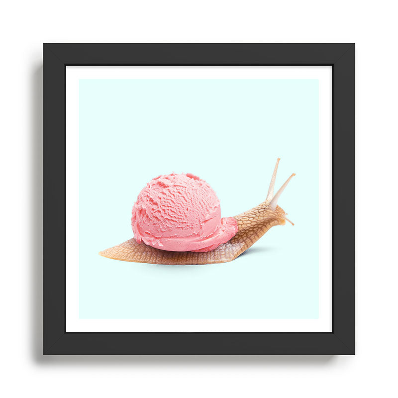 ICE SNAIL Framed Art Print Gallery Image 1