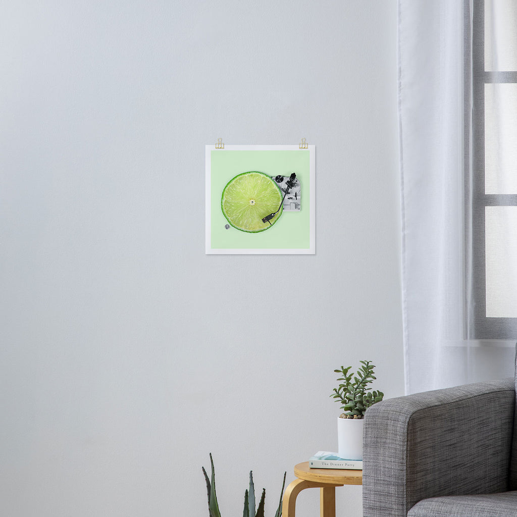 LIME DJ Art Print Gallery Image 3
