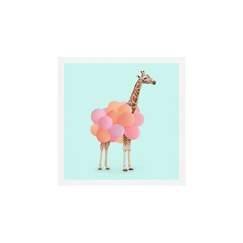 PARTY GIRAFFE  Art Print Gallery Image 1