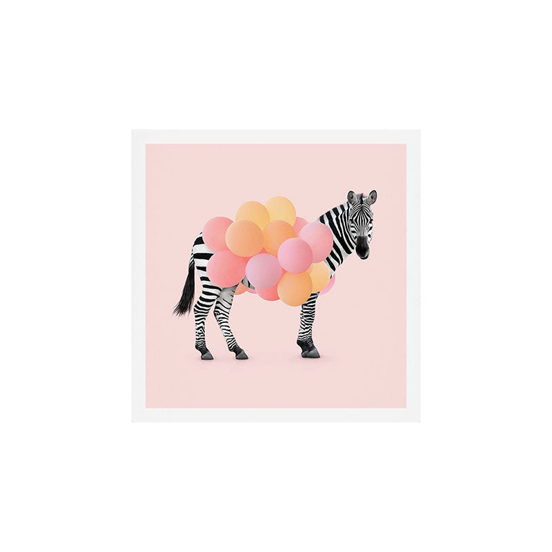 PARTY ZEBRA Art Print Gallery Image 1