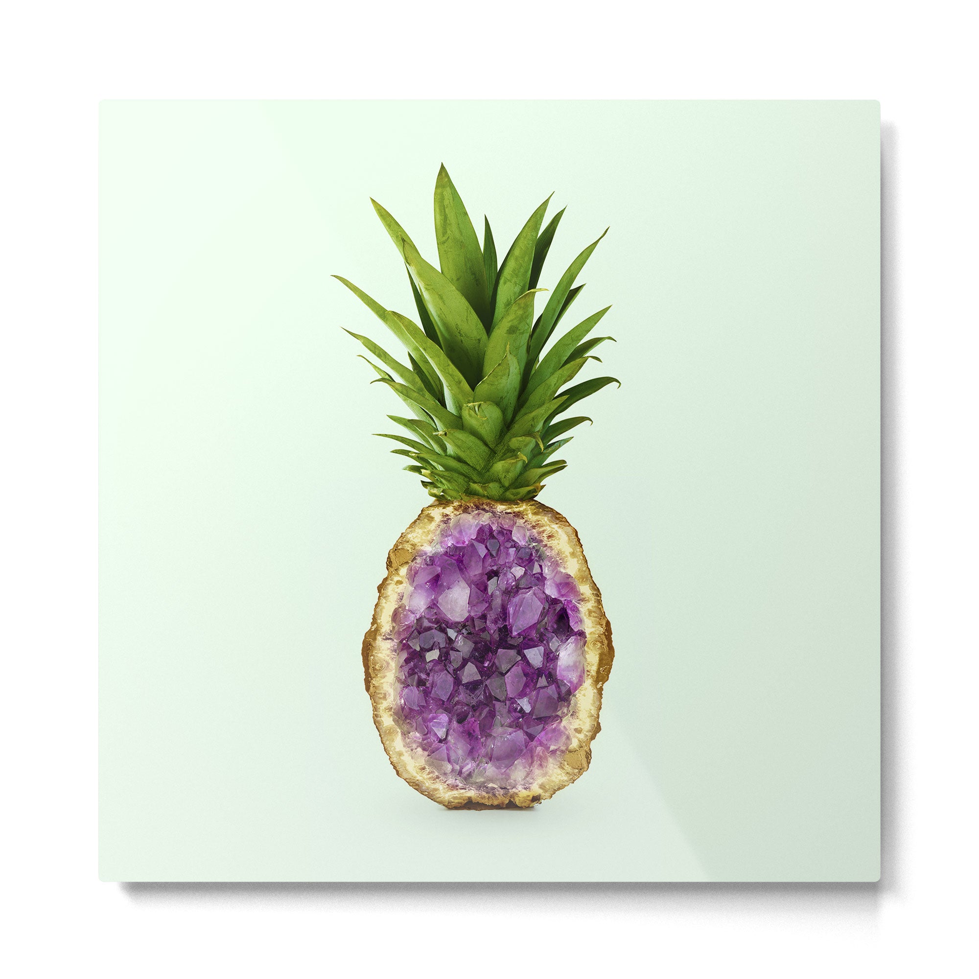 PINEAPPLE QUARTZ Metal Print Gallery Image 2