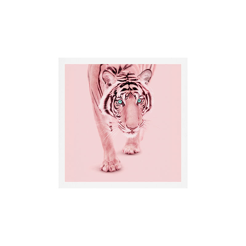 PINK TIGER Art Print Gallery Image 1