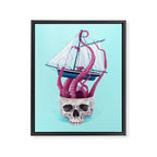 RELEASE THE KRAKEN Framed Canvas Print Gallery Image 8