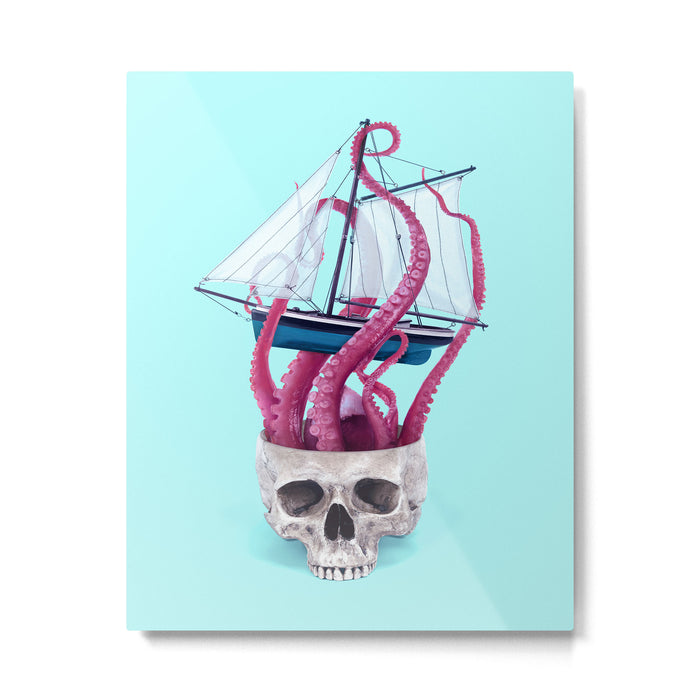RELEASE THE KRAKEN Metal Print Gallery Image 1