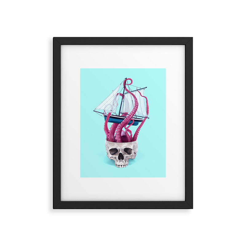 RELEASE THE KRAKEN Framed Art Print Gallery Image 6