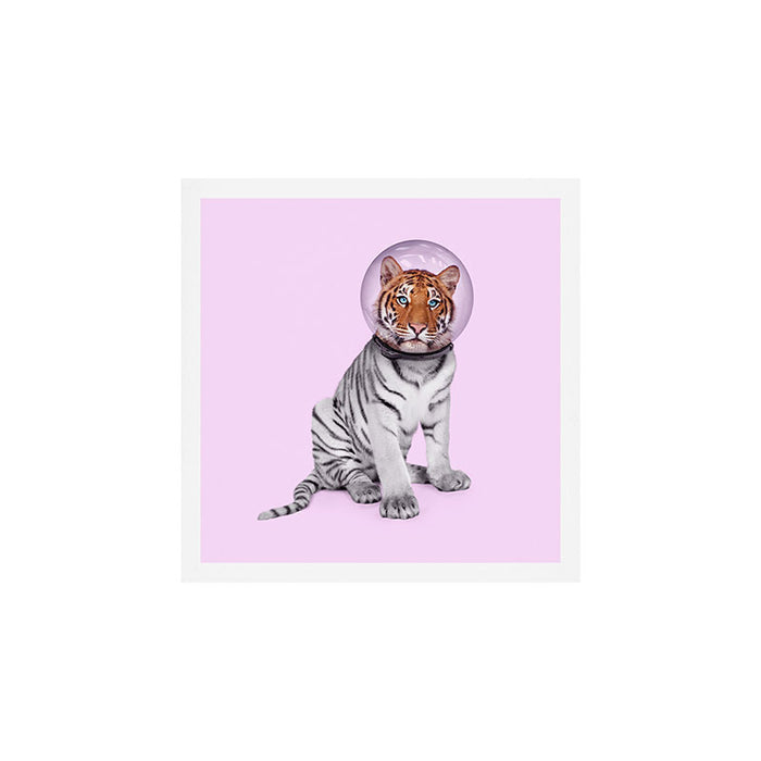 SPACE TIGER Art Print Gallery Image 1