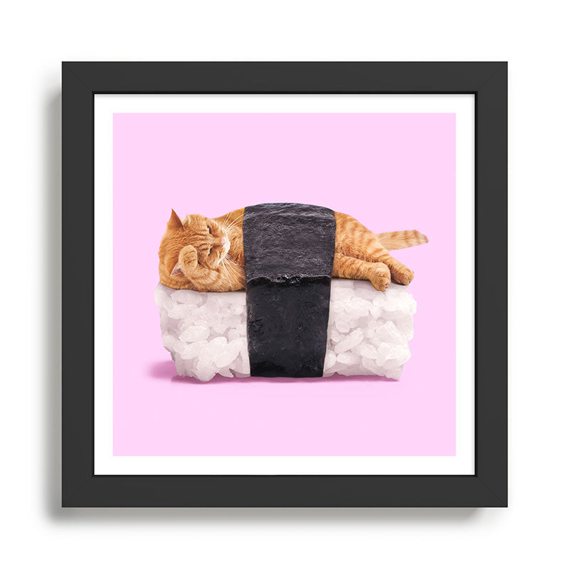 SUSHICAT Framed Art Print Gallery Image 1