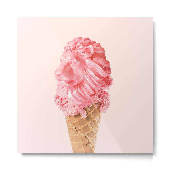 THE LION CREAM Metal Print Gallery Image 1