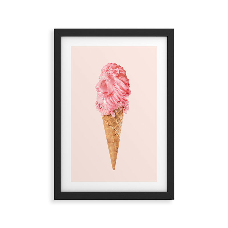 THE LION CREAM Framed Art Print Gallery Image 3