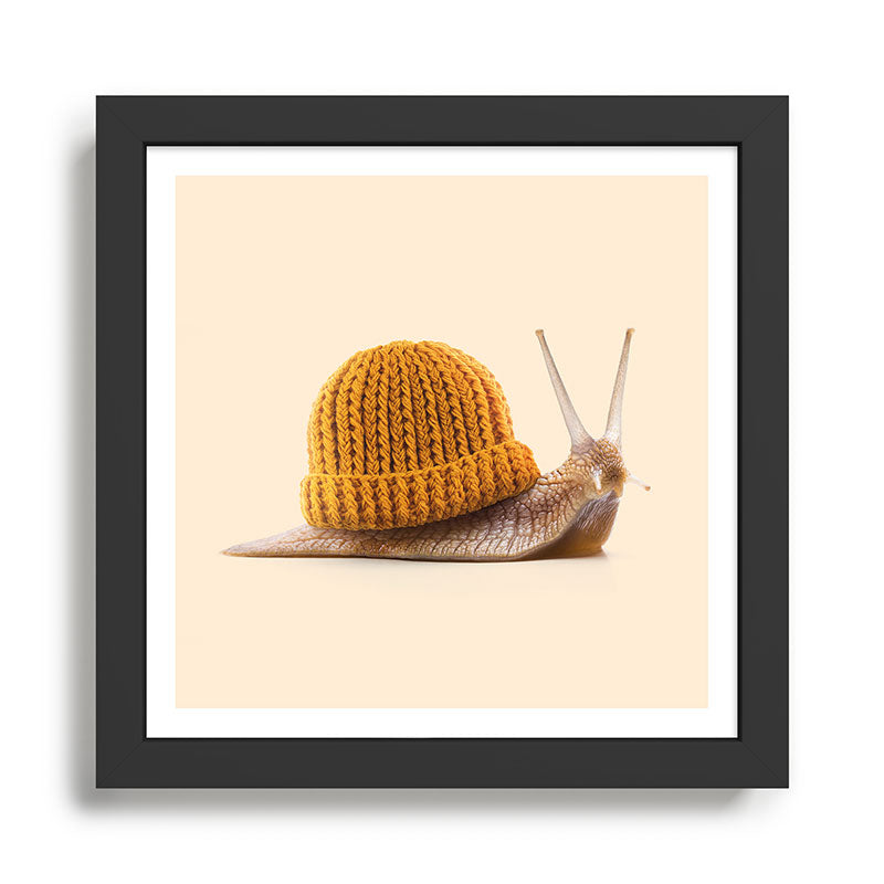 WINTER SNAIL Framed Art Print Gallery Image 1