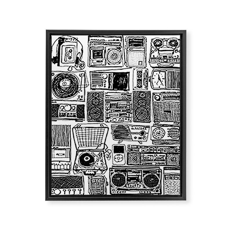 Music Boxes Framed Canvas Print Gallery Image 6