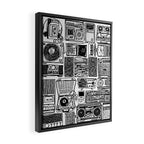 Music Boxes Framed Canvas Print Gallery Image 2