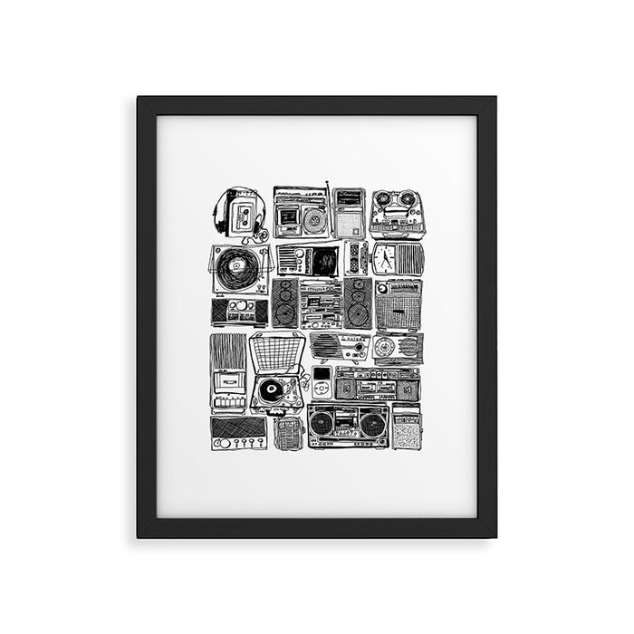 Music Boxes Framed Art Print Gallery Image 1