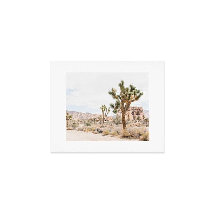 joshua tree boho cactus desert wall art landscape photography print Art Print Gallery Image 1