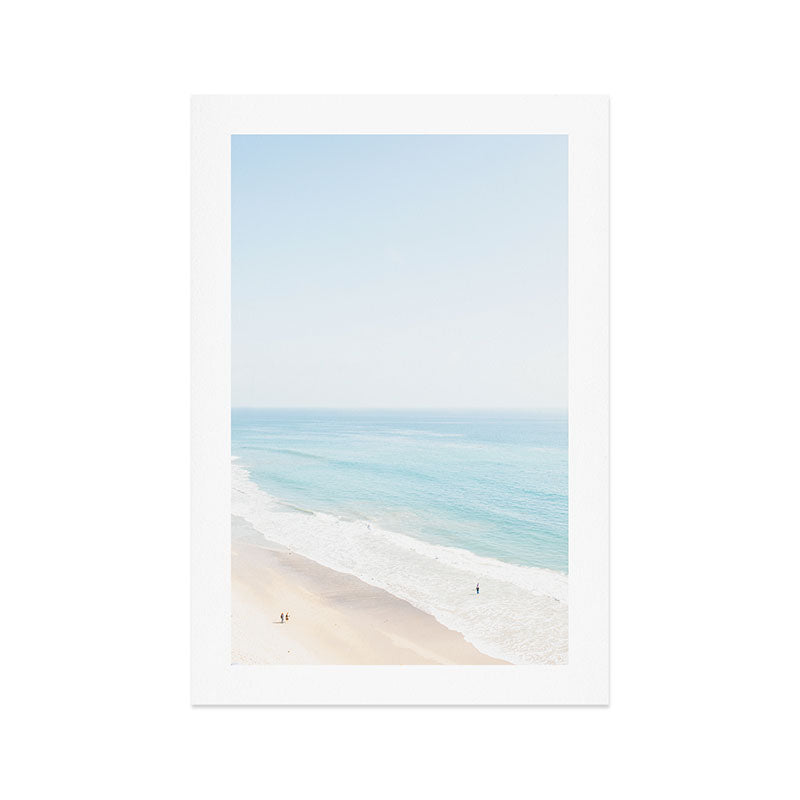 malibu california beach wall art photography print of the ocean Art Print Gallery Image 1