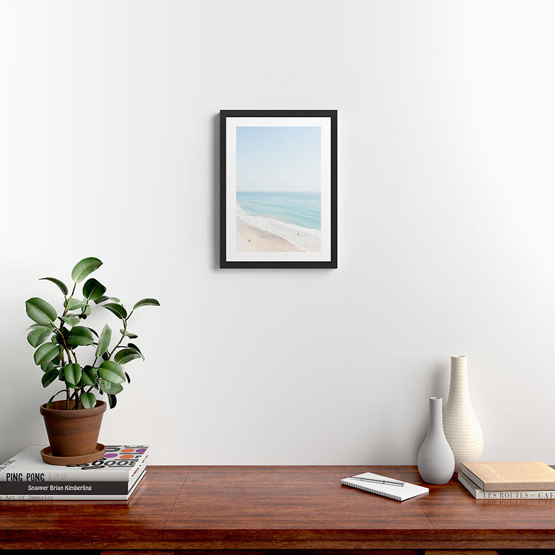 malibu california beach wall art photography print of the ocean Framed Art Print Gallery Image 2