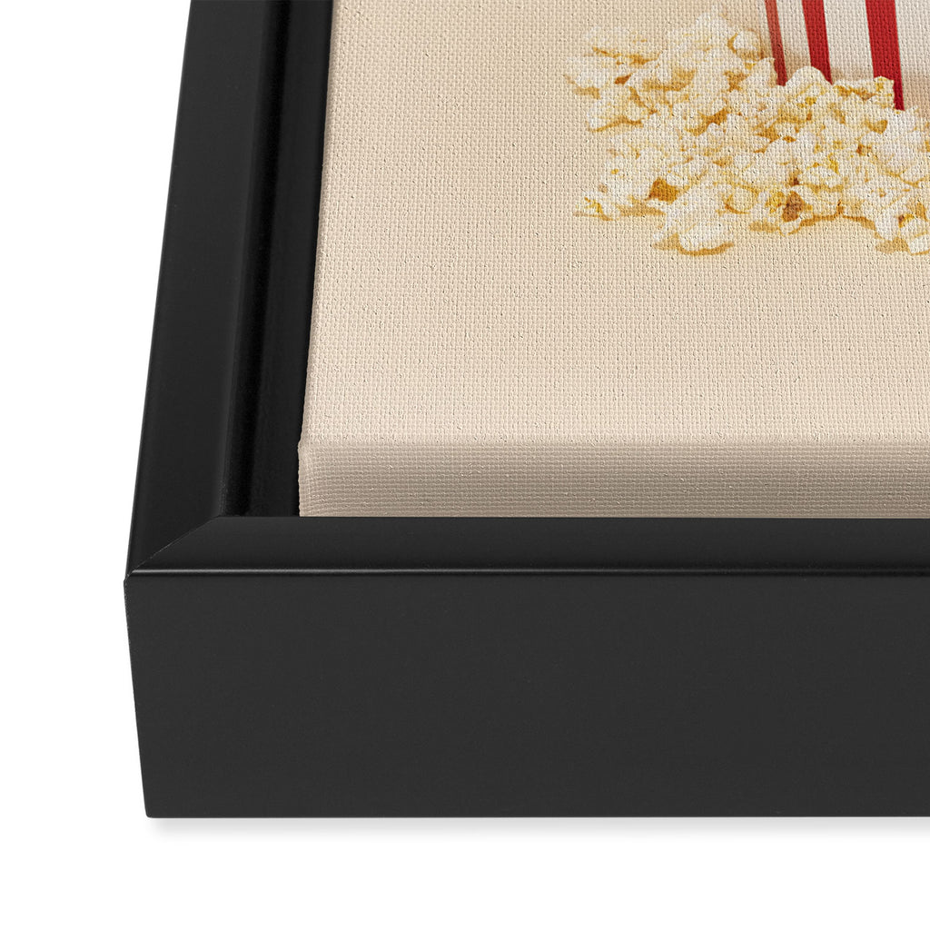 3D movie time Framed Canvas Print Gallery Image 3