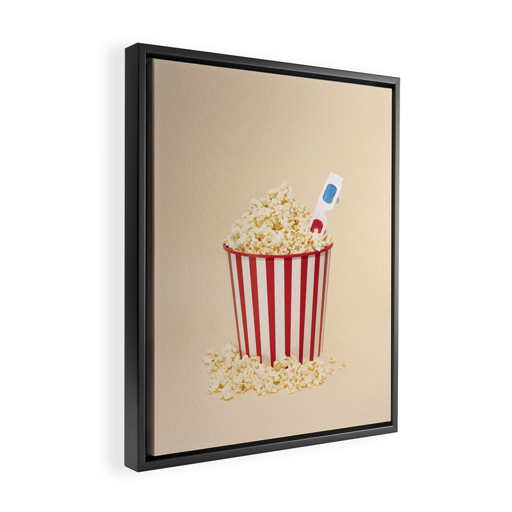 3D movie time Framed Canvas Print Gallery Image 2