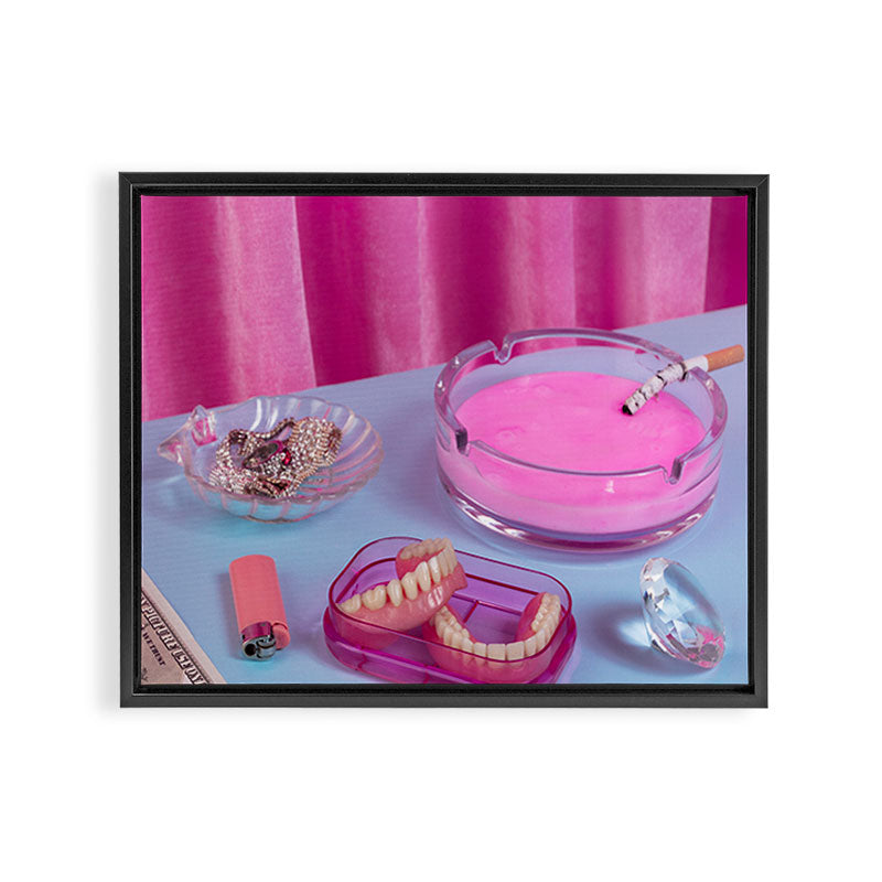 At granny's place Framed Canvas Print Gallery Image 6