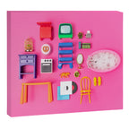 Dollhouse inventory / pink Canvas Print Gallery Image 8