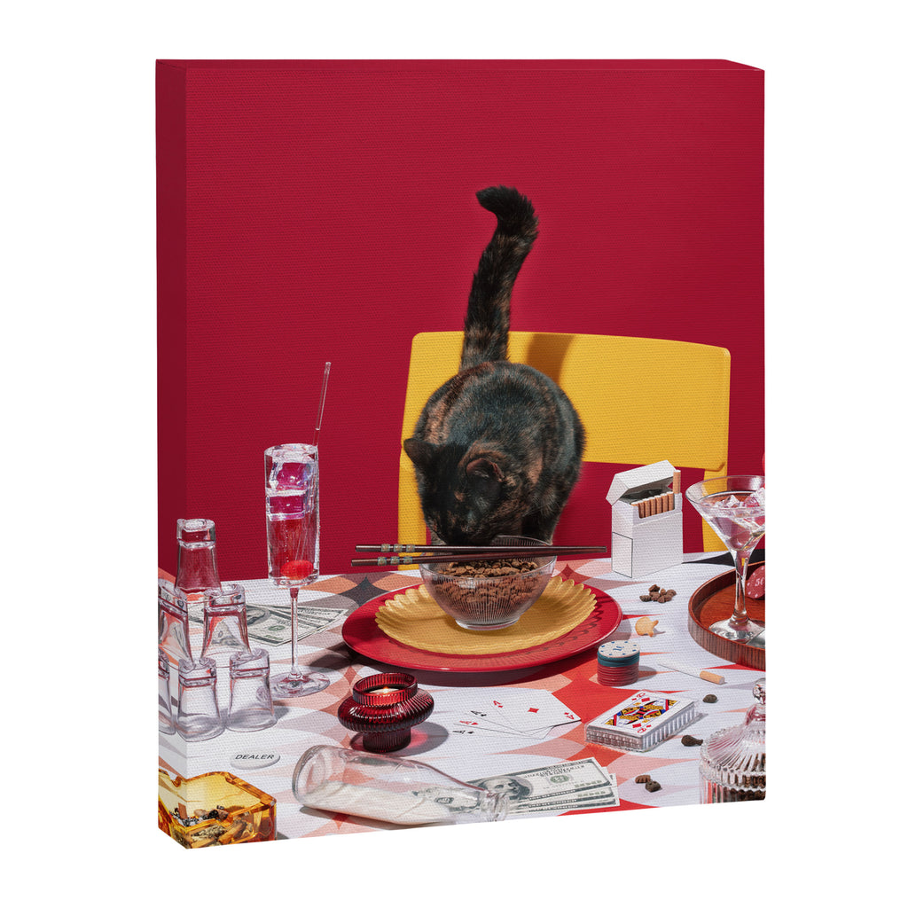 Feline Feast Canvas Print Gallery Image 8