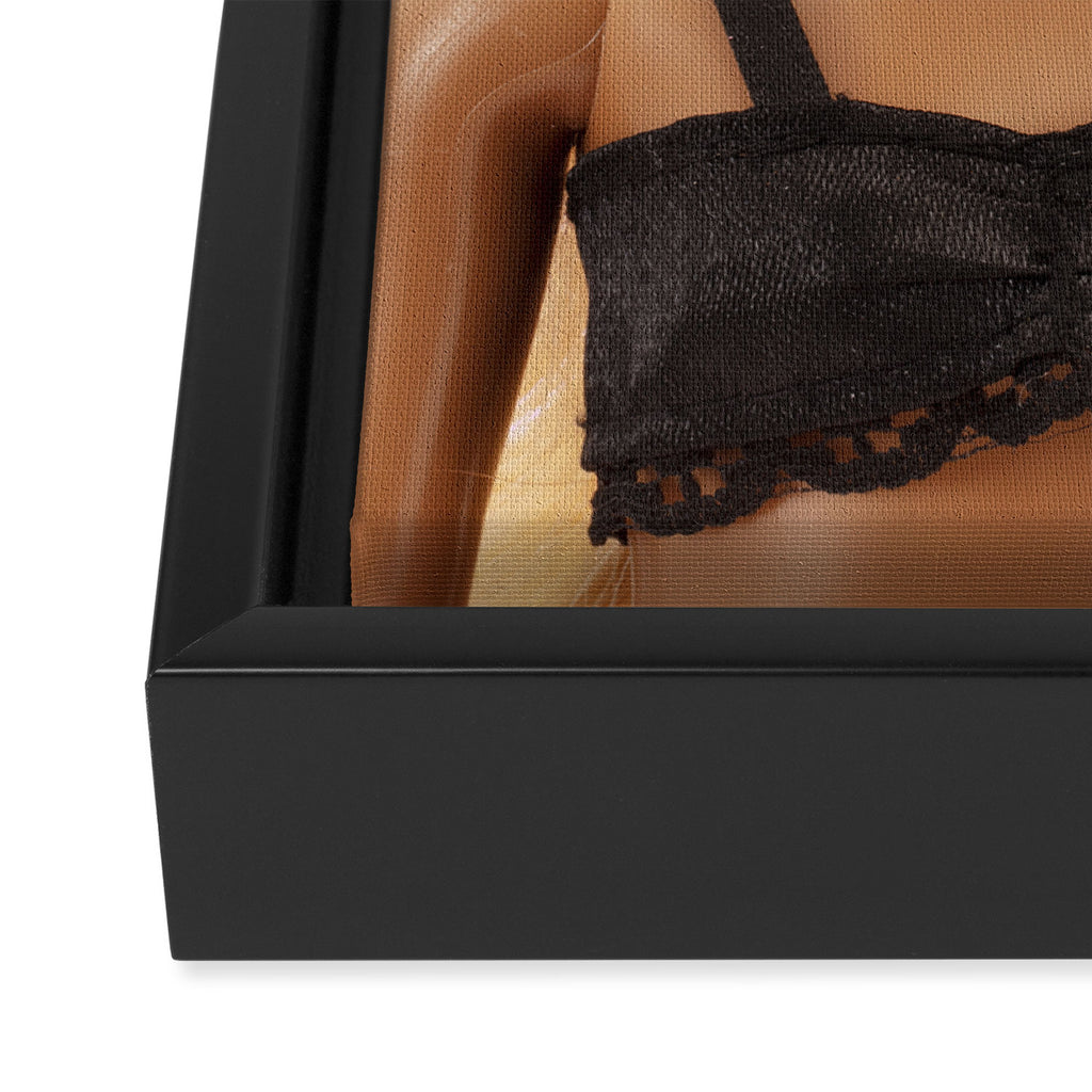 K Bye :) Framed Canvas Print Gallery Image 3