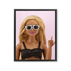 K Bye :) Framed Canvas Print Gallery Image 8