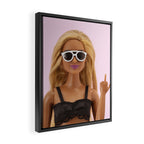 K Bye :) Framed Canvas Print Gallery Image 2