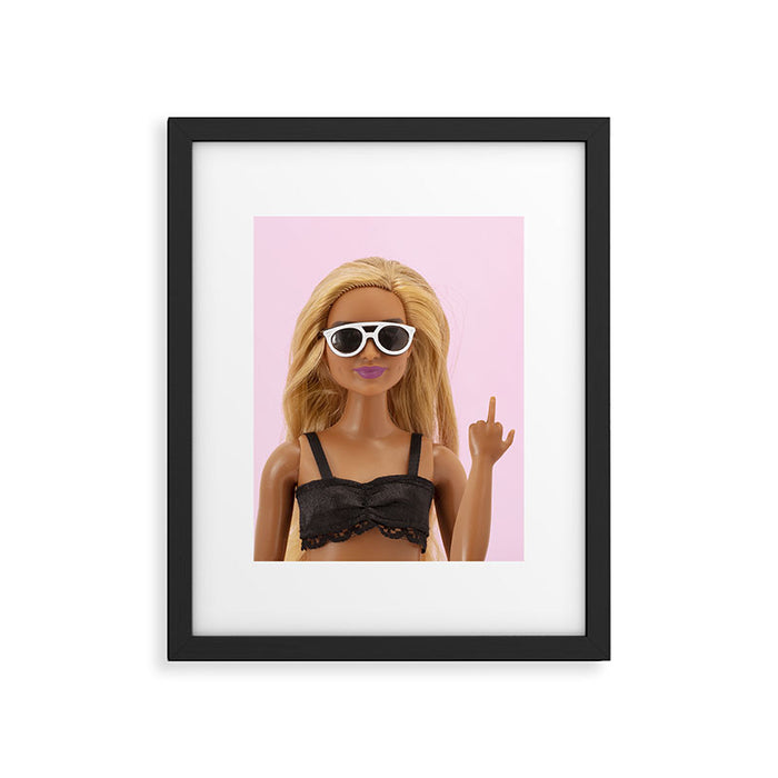 K Bye :) Framed Art Print Gallery Image 1